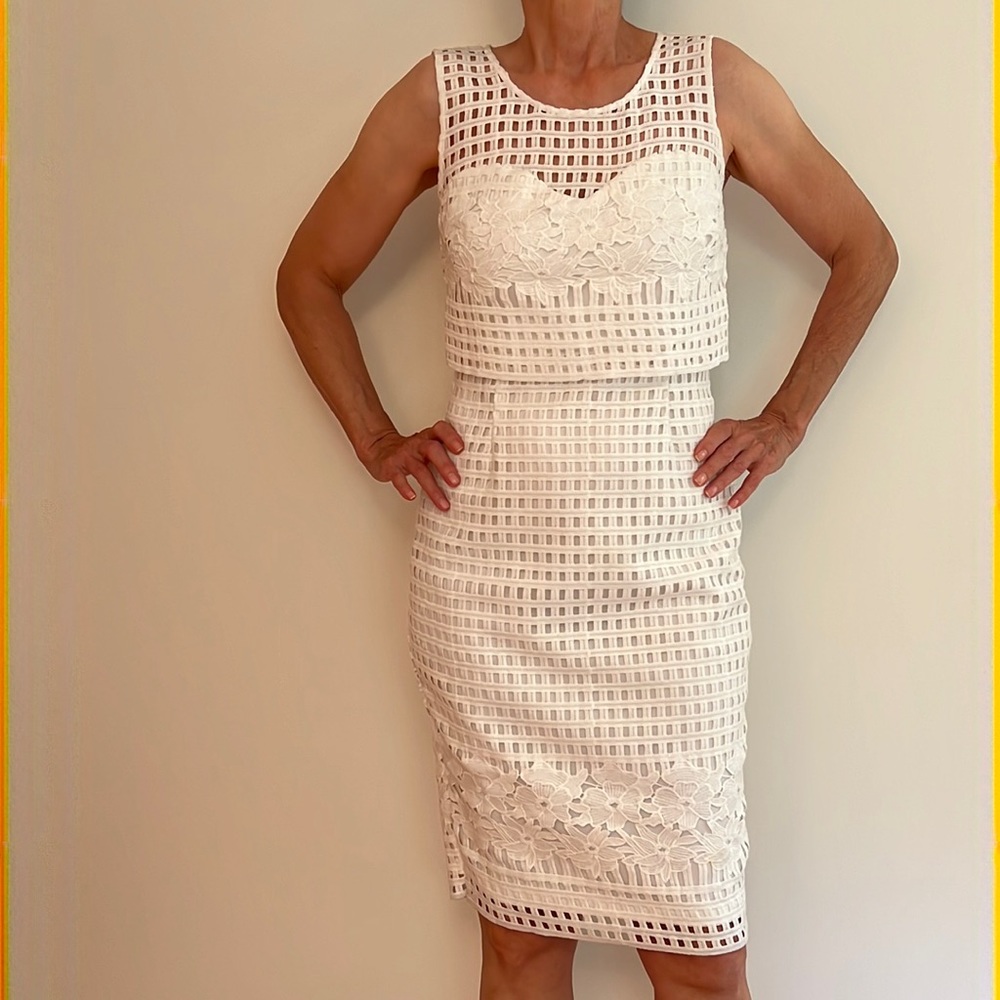 GUESS NWOT white dress!